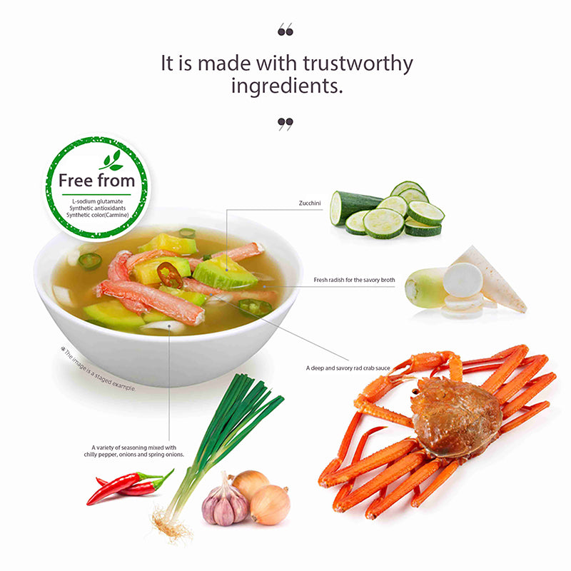 SOKCHO RED CRAB SOUP๐ฆ/ ์์ด ํ๊ฒ๋์ฅ๊ตญ